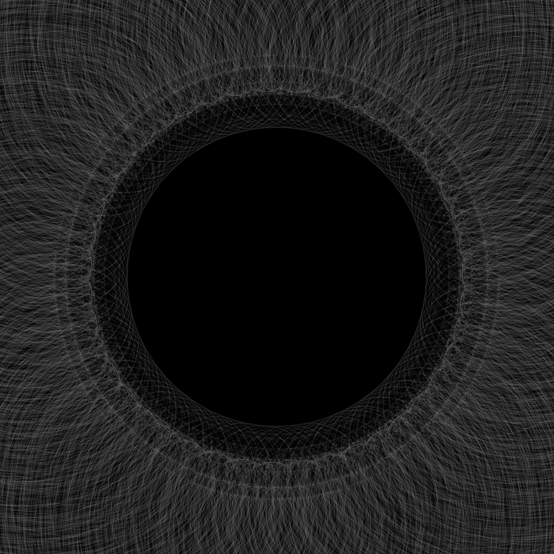 Nightfall - A Hypotrochoid p5js Generative Art by Vadym Alyekseyenko