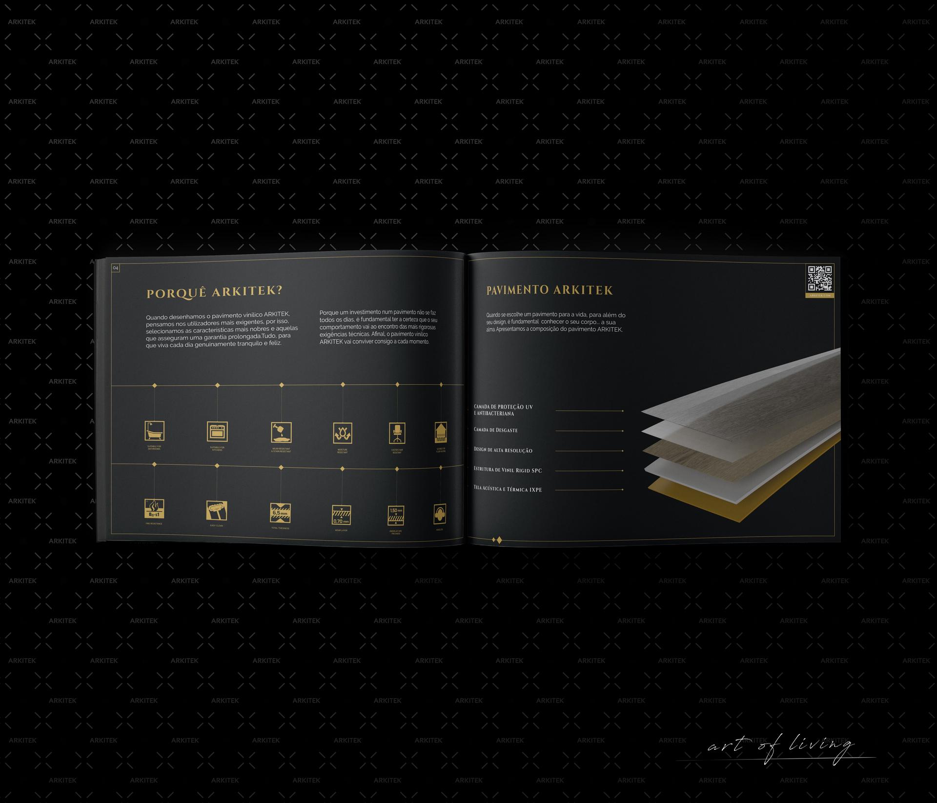 Luxury Flooring Catalog-Magazine-luxury catalog - -ARKITEK-Tailored-Graphic-Design-Cover