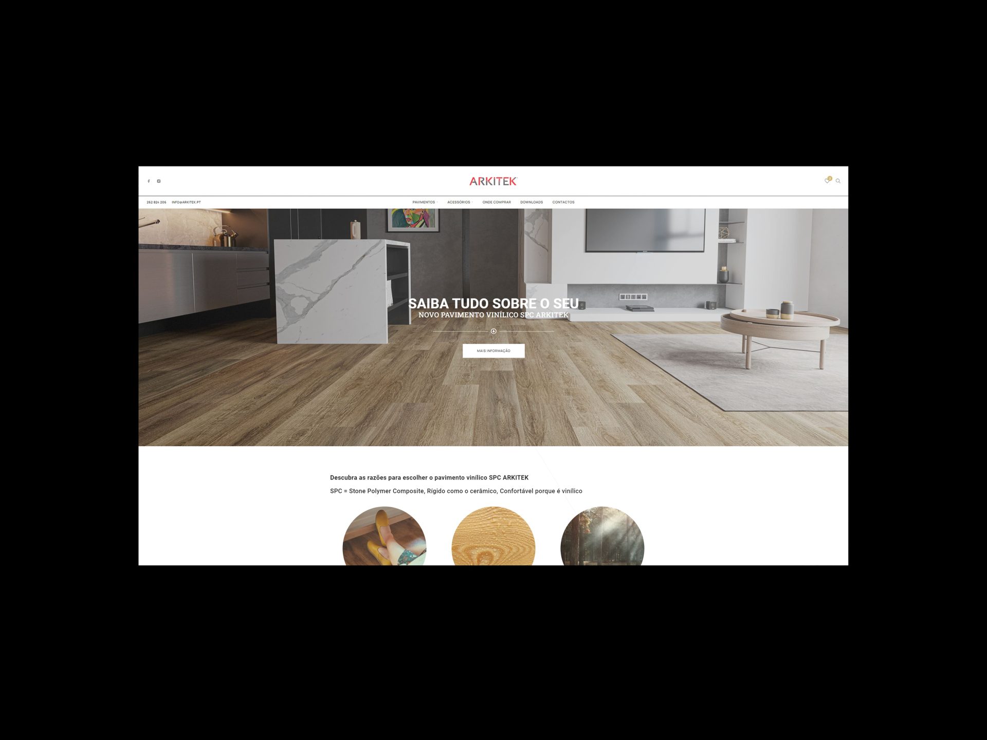 Product presentation 1 Modern Flooring Website 2024 by Vadym Alyekseyenko