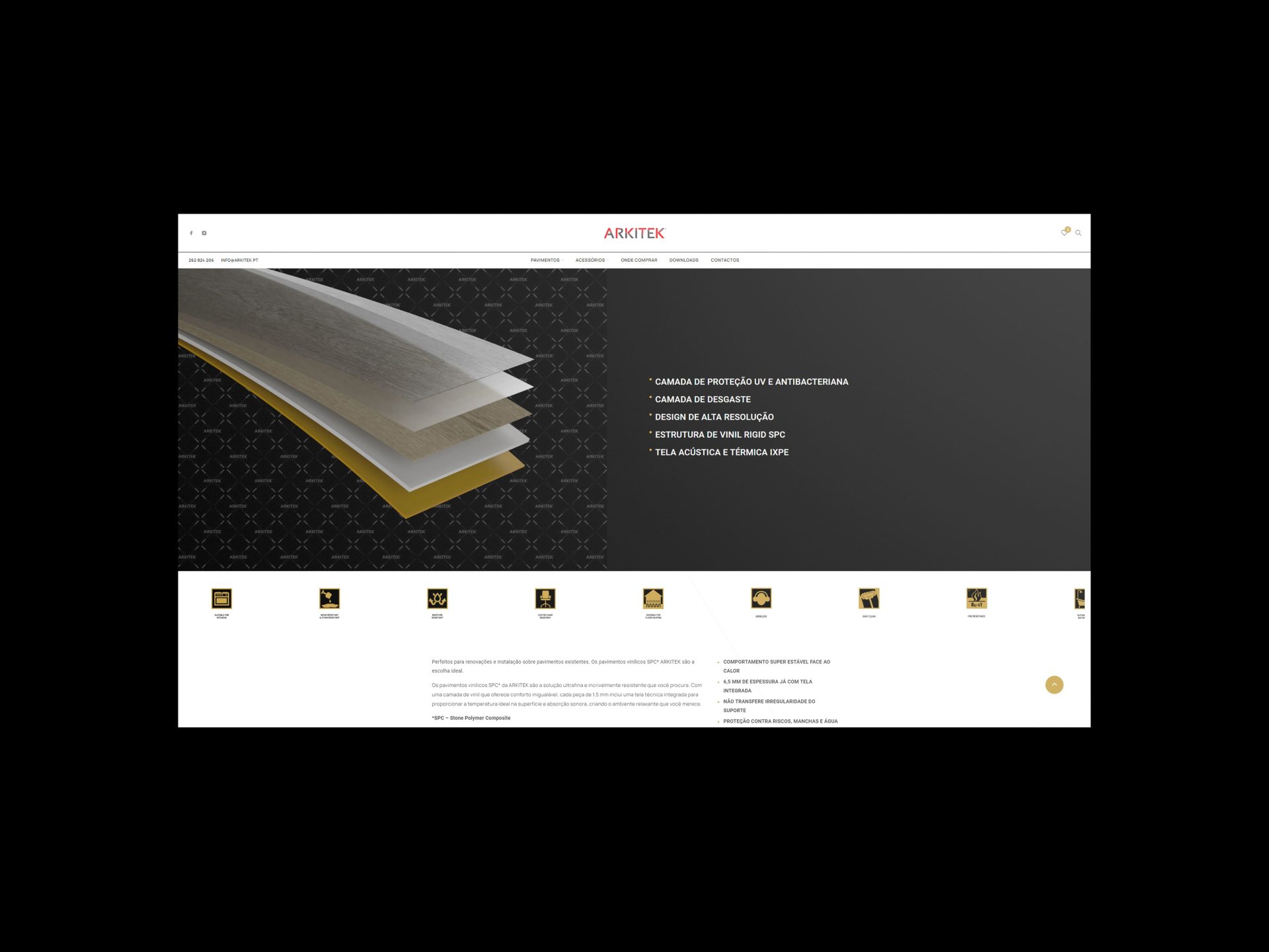 Product presentation 3 Modern Flooring Website 2024 by Vadym Alyekseyenko