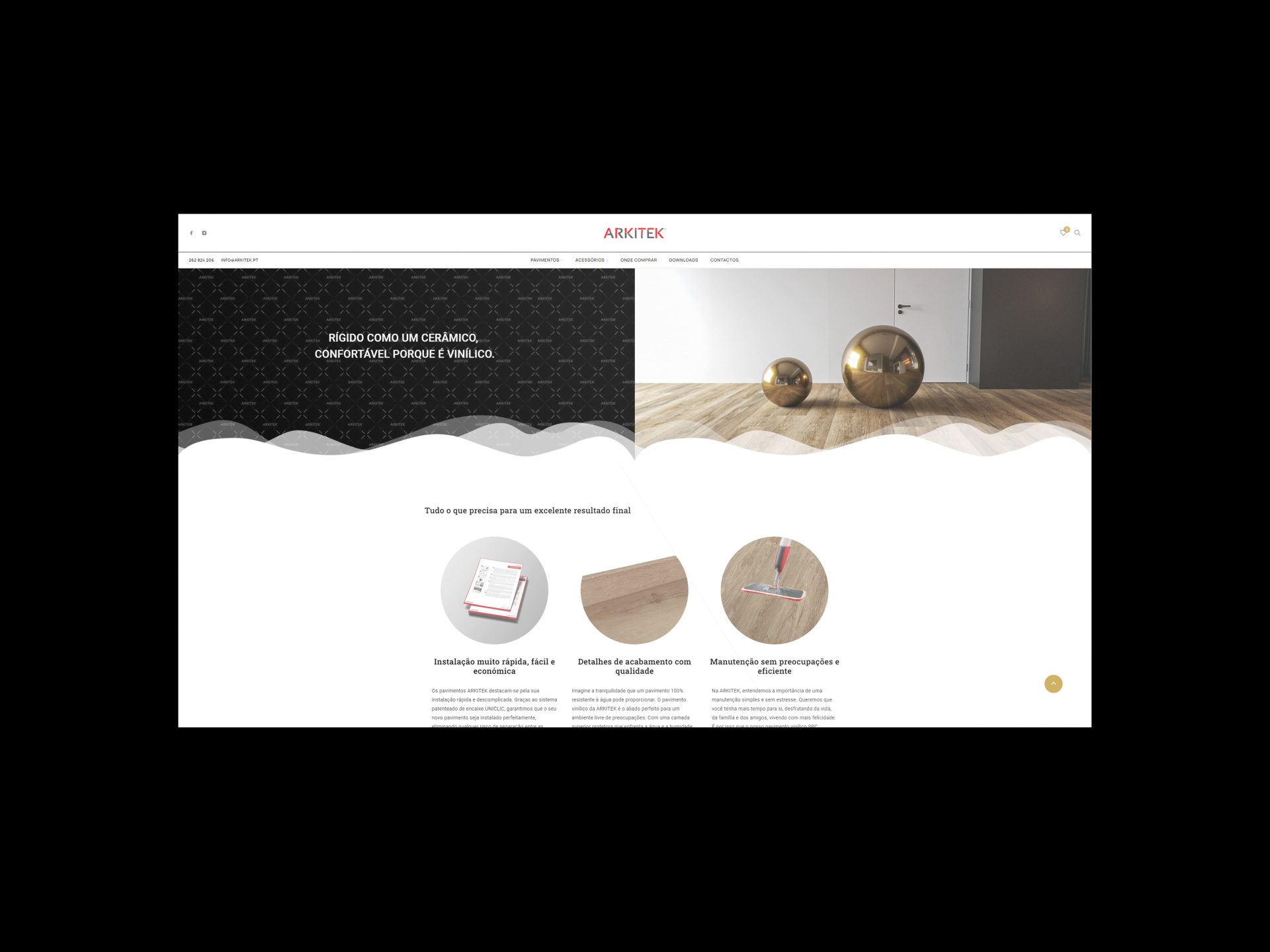 Product presentation 4 Modern Flooring Website 2024 by Vadym Alyekseyenko