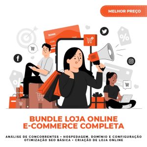 Pacote Completo para Criação de Loja Online- Solução integrada para criar e-commerce otimizado para SEO e aumento de vendas em Portugal