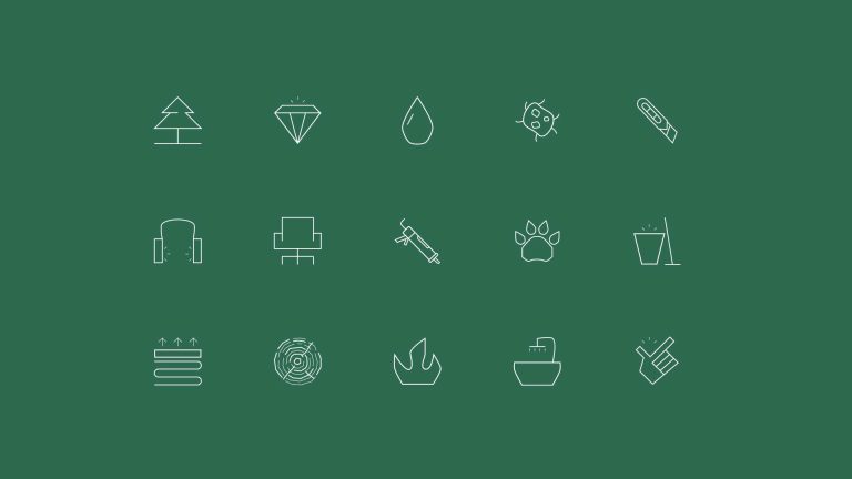 Ícones de Pavimentos Minimalistas